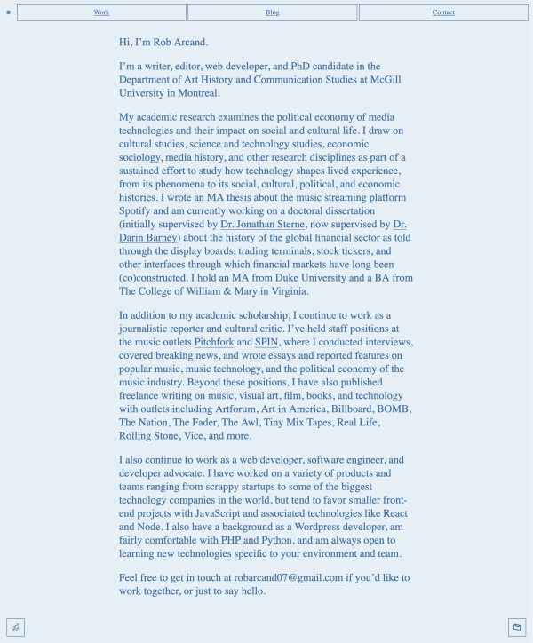 Screenshot of robarcand.info